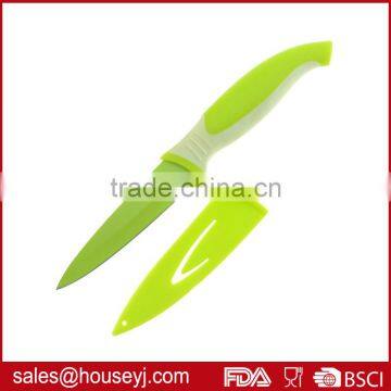 Non Stick Color Fruit Knife Kitchen Paring Utility Knife With Sheath Good for Promotion photo-2