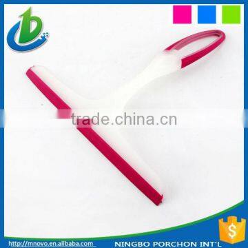 Plastic window squeegee rubber