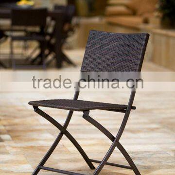 Patio Resin Rattan Furniture 3 PCS Set of Foldable Table and Chair photo-5