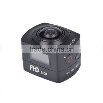 Factory Sale 360 Degree VR Waterproof Wifi Sport Camera Outdoor Mini Video Camera With Multifunctional photo-2