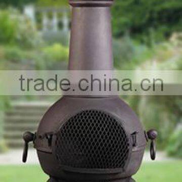 outdoor cast iron chimeneas