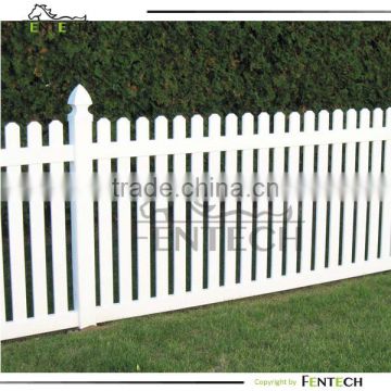 2014 Hot PVC Picket Fence direct manufacturer, high quality pvc fence