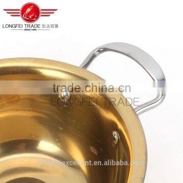Gold Color Stainless Steel Handle High Quality Cooking Pot photo-6
