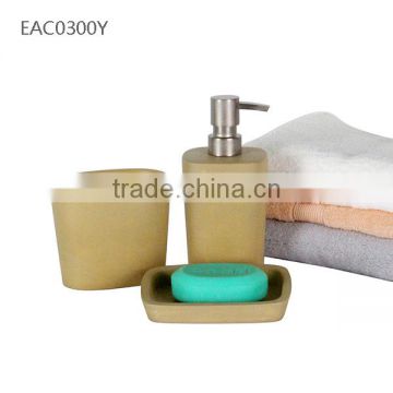 Hot sale 3 set bath accessories, soap dish Tumbler ,bathroom set