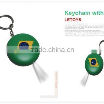 Hot Selling Keychain / Football Fans Keychain With LED Light