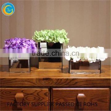 clear glass candlestick holders glass vase