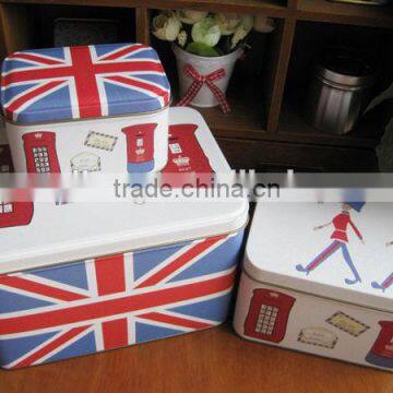 Custom Printed Popcorn Packaging Can Manufacturer Candy Cake Container Biscuit Canister Metal Box For Cookie Tin Can photo-2