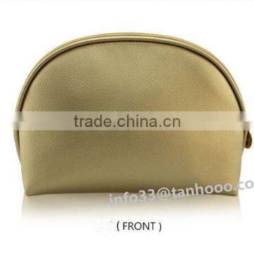 promotion fashional travel leather cosmetic bag