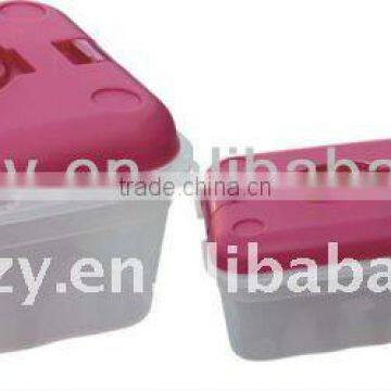 3 plastic rice container