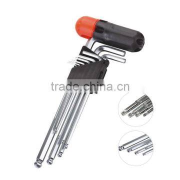 8pcs hex key wrench set(17046B Six angle wrench, repair tools, hand tools)