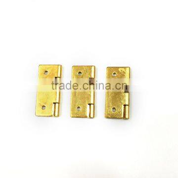 Fine And Delicate Small Solid Brass Jewelry Box Hinges / 19mm Wooden Box Brass Small Hinge photo-5