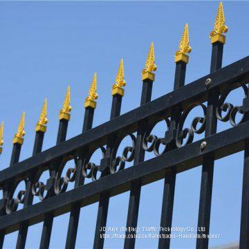 Окрасительная садовая ограда, предварительно изготовленная стальная ограда photo-3