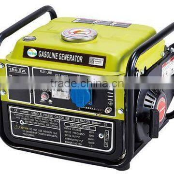 2 Stroke 450W-750W Aluminium/copper Recoil Start With Frame 950 Gasoline Generator photo-4