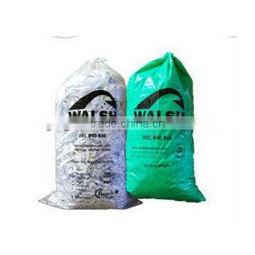 Custom printed low cost plastic garbage bags