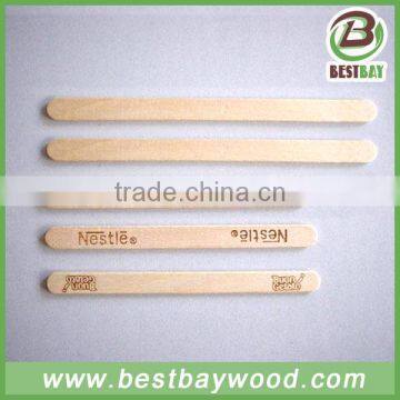 Custom branded wooden popsicle stick