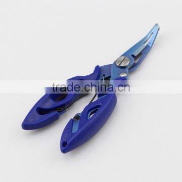 Blue Handle And Blade Stainless Steel Multi Function Fishing Pliers