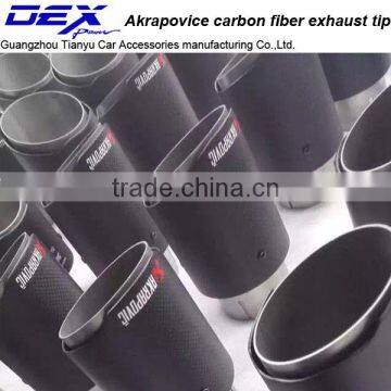 New Style High Quality Akrapovic Carbon Fiber Exhaust Tip photo-6