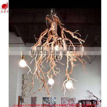 Lighted coral tree for home ceiling decoration party hanging decorative dry tree branch