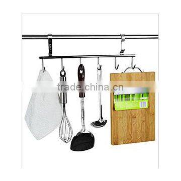 Stainless steel chopping block with hooks