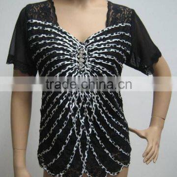 2012 NEW style with beads and embroider