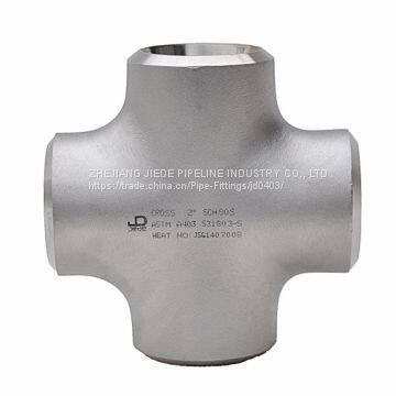 stainless steel seamless straight cross astm A403 B16.9