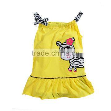 Children Clothing 2016 Sling Tops and Stripe Pants 2pcs Sets for Summer photo-2