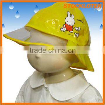 Cheap Kids PVC Rain Hat child's rain hat closeout for sale150911