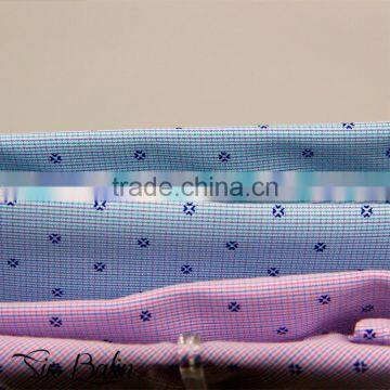 China Factory Direct Supply Latest Men Collar Designs Different Types Shirts With Blue Corner photo-3