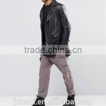 Men Fashion Plain Crew Neck Curved Front Hem Super Oversized Black Tee Shirts / T-shirt Custom photo-4