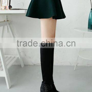 HOT SELLING FASHION CASUAL SPRING AUTUMN WINTER SKIRTS SWEET MINI SHORT COTTON SKIRTS TEEANGER KNIT SOLID COLOR SKIRT