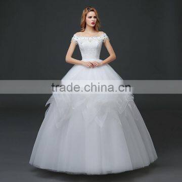 MGOO Customized Made High Quality Vintage Church Wedding Dress Romantic Bridal Speical Day New Models photo-2