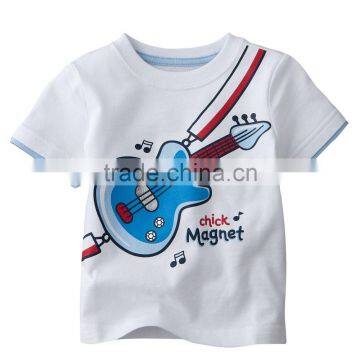 boys fashion magnet pattern summer short sleeve t-shirts children's cotton summer tops