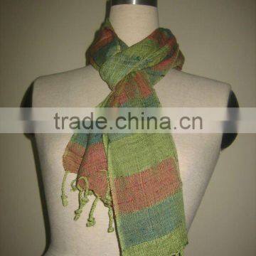 Raw Silk Scarf