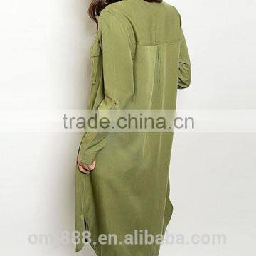 Custom Women's Pocket Accent Cargo Duster Jacket photo-2