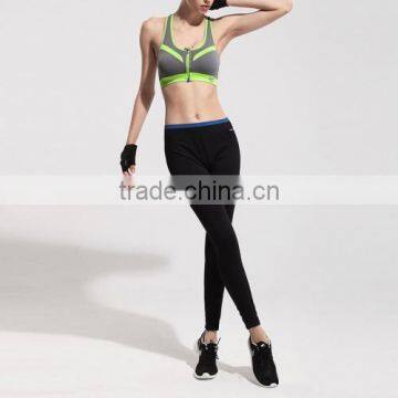Patchwork Grey Girl Sport Seamless Hot Sexy Xxxx Sports Bra photo-2