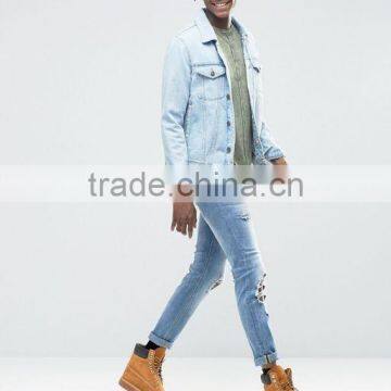 Longline T-Shirt In Acid Wash/stone Washed Green photo-3