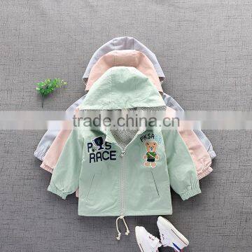 2017 Wholesale Baby Kids Girl Custom Coat Children Down Jacket Hoodie Out Clothes photo-4