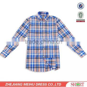 Men Casual Shirts Pictures Welcomed Plaid Fabric Indian Style Shirt Men photo-2