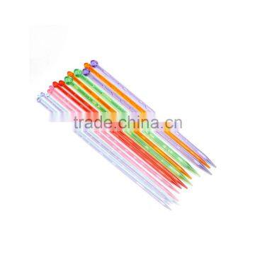 Charmkey Wholesale Knitting Needle 2pcs per Pair Single Ponit Staright Plastic Needlework photo-3