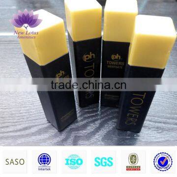 Hotel cosmetic bottle square type plastic bottle