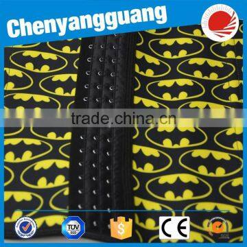 CYG-graffiti Pattern Waist Trainer 4 Steel Bones Cincher photo-6