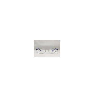 Matte Silver Ray Ban RB6217 2538 Blue Plastic Eye Glasses Frames For Man 52MM