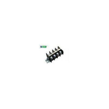 25.00mm 600V 101A PCB Rail Mounted Terminal Blocks With Right Angle Wire Inlet