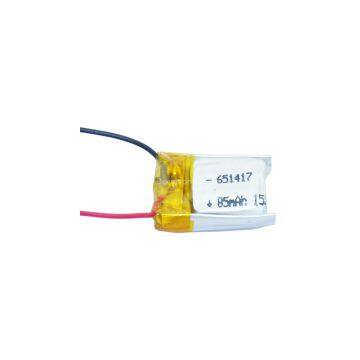 651417 3.7V 85mAh 15C RC LiPo Battery Pack for RC Hobby