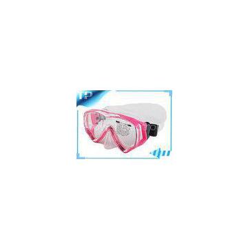 Red Bifocal Prescription Scuba Mask / Scuba Dive Equipment For Junior