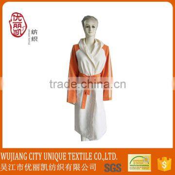 adult polyester personalized super soft cheap micro bathrobe