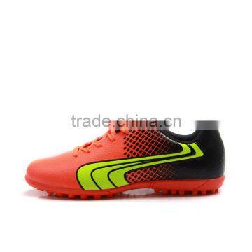 orange green men cool football shoes/ty fancy foottball sport shoes breathable sports shoes/athletic sports foottball shoes