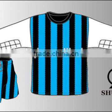 Hot selling new trend football uniforms for teams/youth football uniform/wholesale soccer man fitted tracksuit