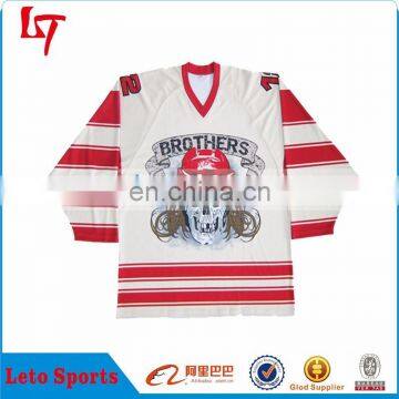 High quality ice hockey uniform shirt/Sportswear type ice hockey jersey custom/Authentic sports jerseys