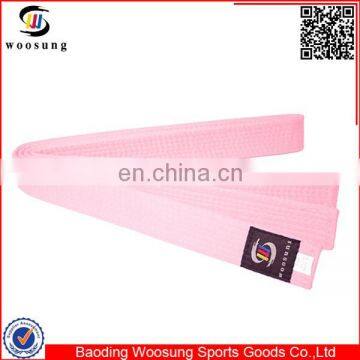 karate equipamento de artes marciais pink color karate belts